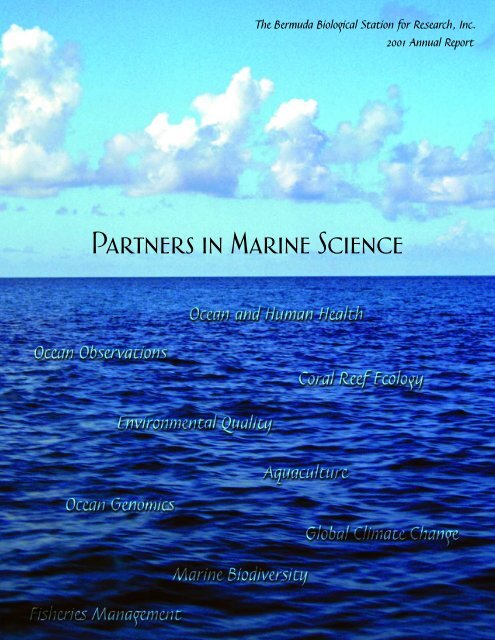 BBSR 2001 Annual Report - Bermuda Institute of Ocean Sciences