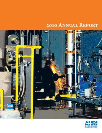 2010 Annual Report - AHRI