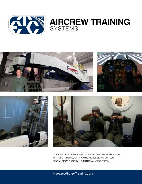 2013 ATS Brochure - ETC Aircrew Training Systems