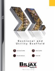 Sectional and Utility Scaffold Catalog - Bil-Jax