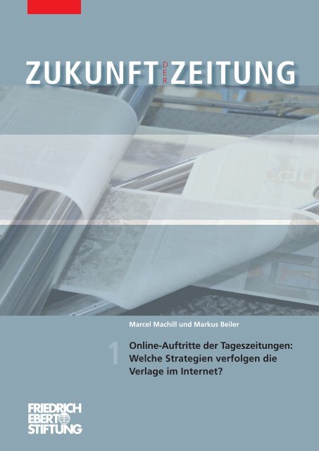 ZUKUNFT ZEITUNG Online-Auftritte der Tageszeitungen