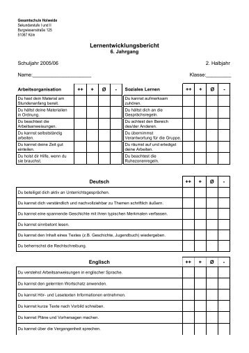 6. - Integrierte Gesamtschule Holweide