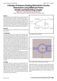 A Design of Antenna Feeding Network for Circular Polarization ... - iject