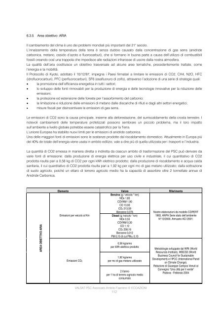 Valutazione PSC Associato_Cap. 1-7 - Comune di Faenza