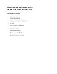 Instructivo de InstalaciÃƒÂ³n y Uso del Servicio Flash Voz de Claro
