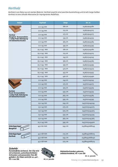 PDF - Holz im Garten mit Preisangaben (14,5MB) - HAVEL-HAUS