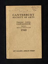 CANTERBURY 1940 - Christchurch Art Gallery