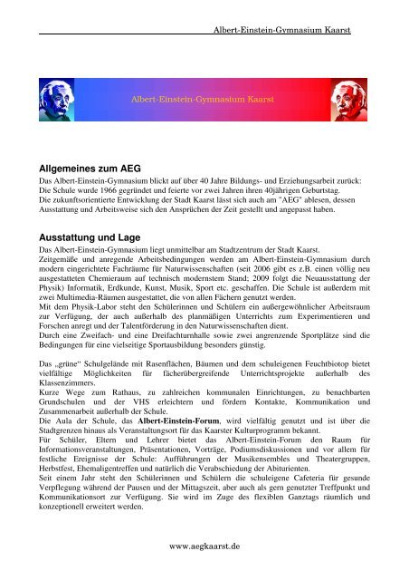 Booklet 08 Pdf Albert Einstein Gymnasium Kaarst