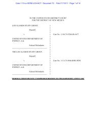 unopposed motion to transfer related case - Los Alamos Study Group
