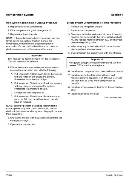 ICE MACHINES Q-Model Service Manual