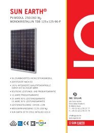 Sun Earth PV-Modul 250/260 W p (363,3 KBytes) - SiG Solar
