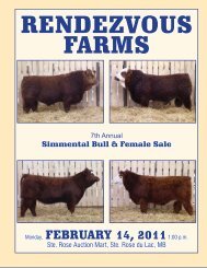 Rendezvous catalog.indd - Transcon Livestock Corporation