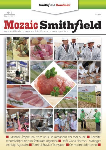 Nr. 1 n Editorial: „Împreună, vom reuși să rămânem cei ... - Smithfield