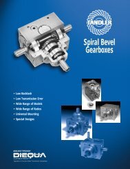 Spiral Bevel Gearboxes - Diequa Corporation