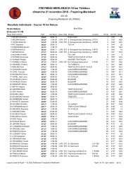 classement - Courirenmoselle