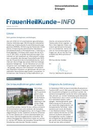 Universitatsklinikum Erlangen - Frauenklinik - UniversitÃ¤tsklinikum ...