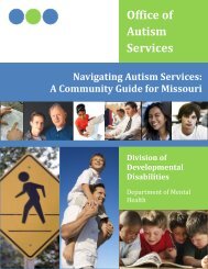 Navigating Autism Services - Missouri Department of Mental Health