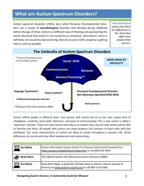 Navigating Autism Services - Missouri Department of Mental Health