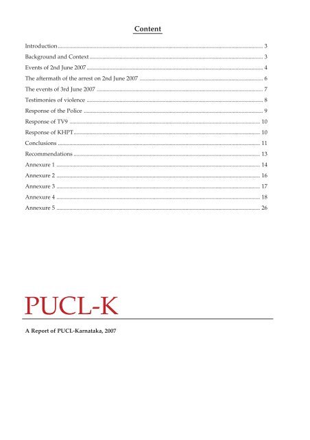 Full report (pdf) - People's Union for Civil Liberties
