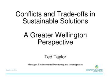 Presentation by Ted Taylor