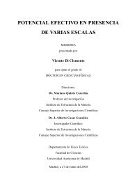 potencial efectivo en presencia de varias escalas - IFT - Universidad ...