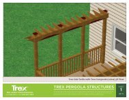 Trex Side Trellis with Trex Composite (colors) 3D