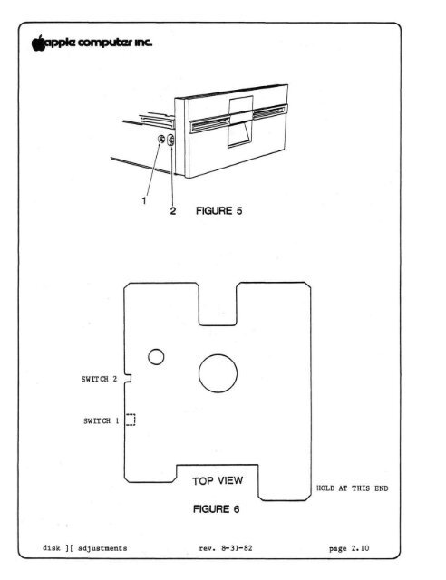 Apple Disk II Technical Procedures