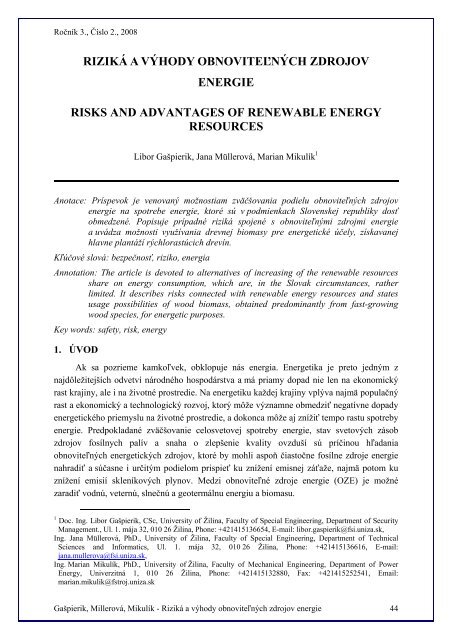 rizikÃ¡ a vÃ½hody obnoviteÄ¾nÃ½ch zdrojov energie risks and advantages ...