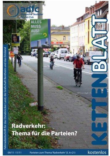 Radverkehr: Thema für die Parteien?