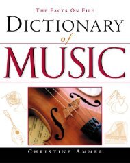 Dictionary of Music - Birding America