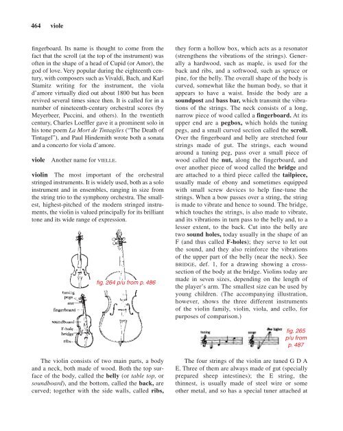 Dictionary of Music - Birding America