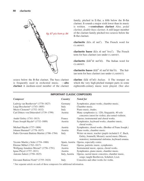 Dictionary of Music - Birding America