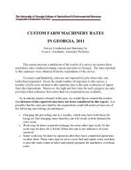 Custom Farm Machinery Rates Report - University of Georgia