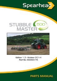 Stubble Master 500 - Spearhead Machinery Ltd