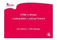 UTMC in Bristol â Looking Back, Looking Forward - Terry Bullock ...