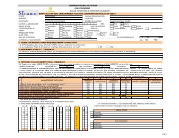 sistema integral de calidad aval ciudadano datos generales de ...