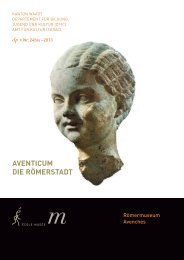 m - Aventicum | SITE ET MUSÉE ROMAIN D'AVENCHES