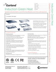 Spec Sheet GI-MODU 7000-360FL - Garland - Garland Group