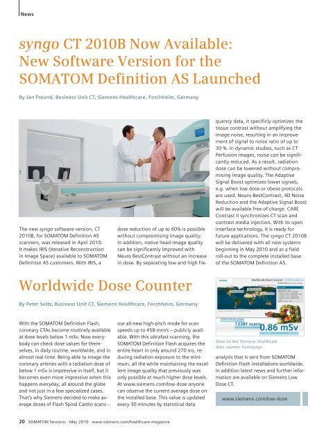 SOMATOM Sessions - Siemens Healthcare