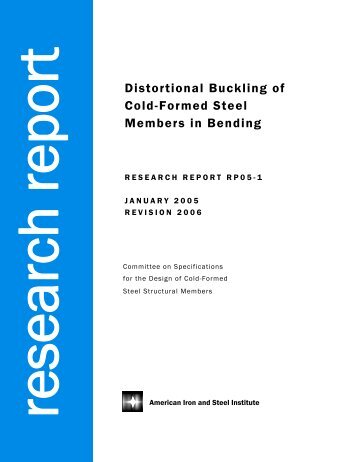 Distortional Buckling of Cold-Formed Steel Members in Bending