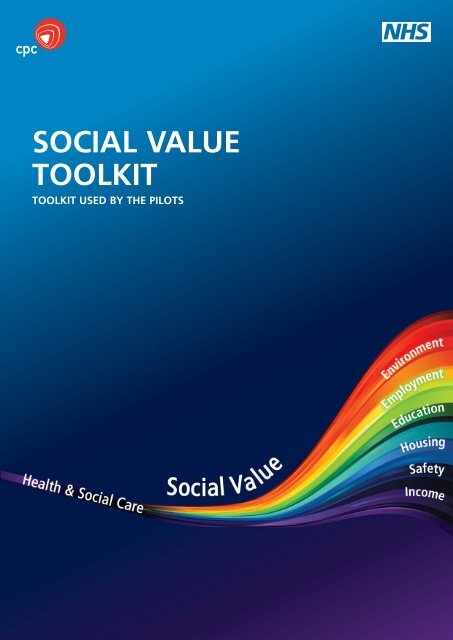 Social Value Toolkit Report - Voluntary Sector North West