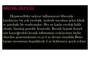 Kronik Hepatitler-1