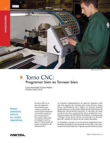 Maquinaria - Torno CNC - Revista Metal Actual