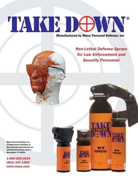 Catalogue - Mace TakeDown - NIOA LEM