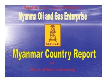 Myanmar-MOGE - CCOP