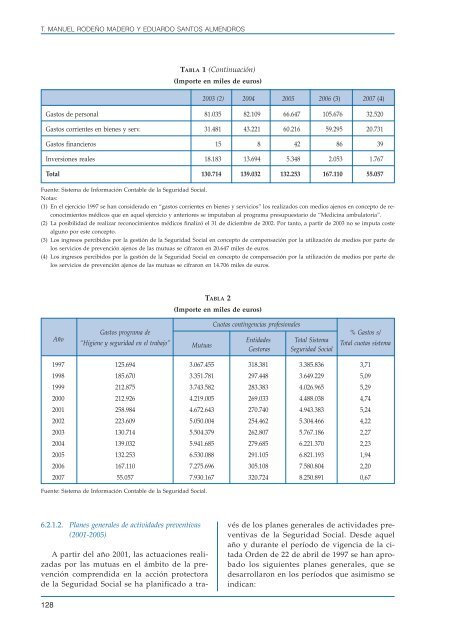 Informe sobre el estado de la seguridad y salud laboral en EspaÃ±a ...