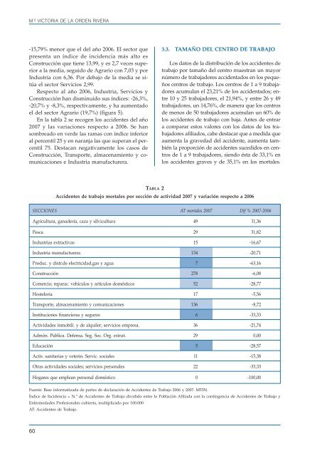 Informe sobre el estado de la seguridad y salud laboral en EspaÃ±a ...