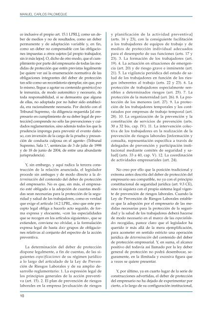 Informe sobre el estado de la seguridad y salud laboral en EspaÃ±a ...