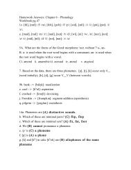 Answers to Homework for Ch. 6 - Anthropology