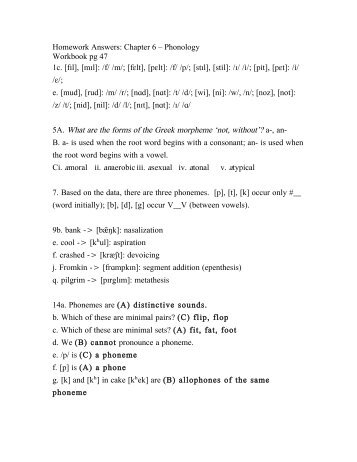 Answers to Homework for Ch. 6 - Anthropology